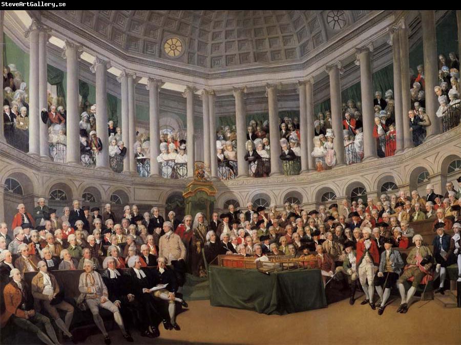 Thomas Pakenham The Irish House fo Commons addressed by Henry Grattan in 1780 during the campaign to force Britain to give Ireland free trade and legislative independ